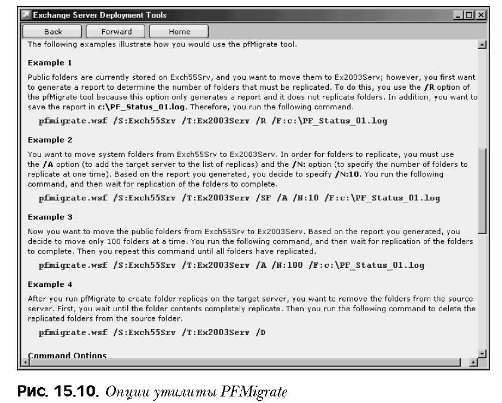 Перемещение общедоступных папок Exchange 5.5 в Exchange Server 2003
